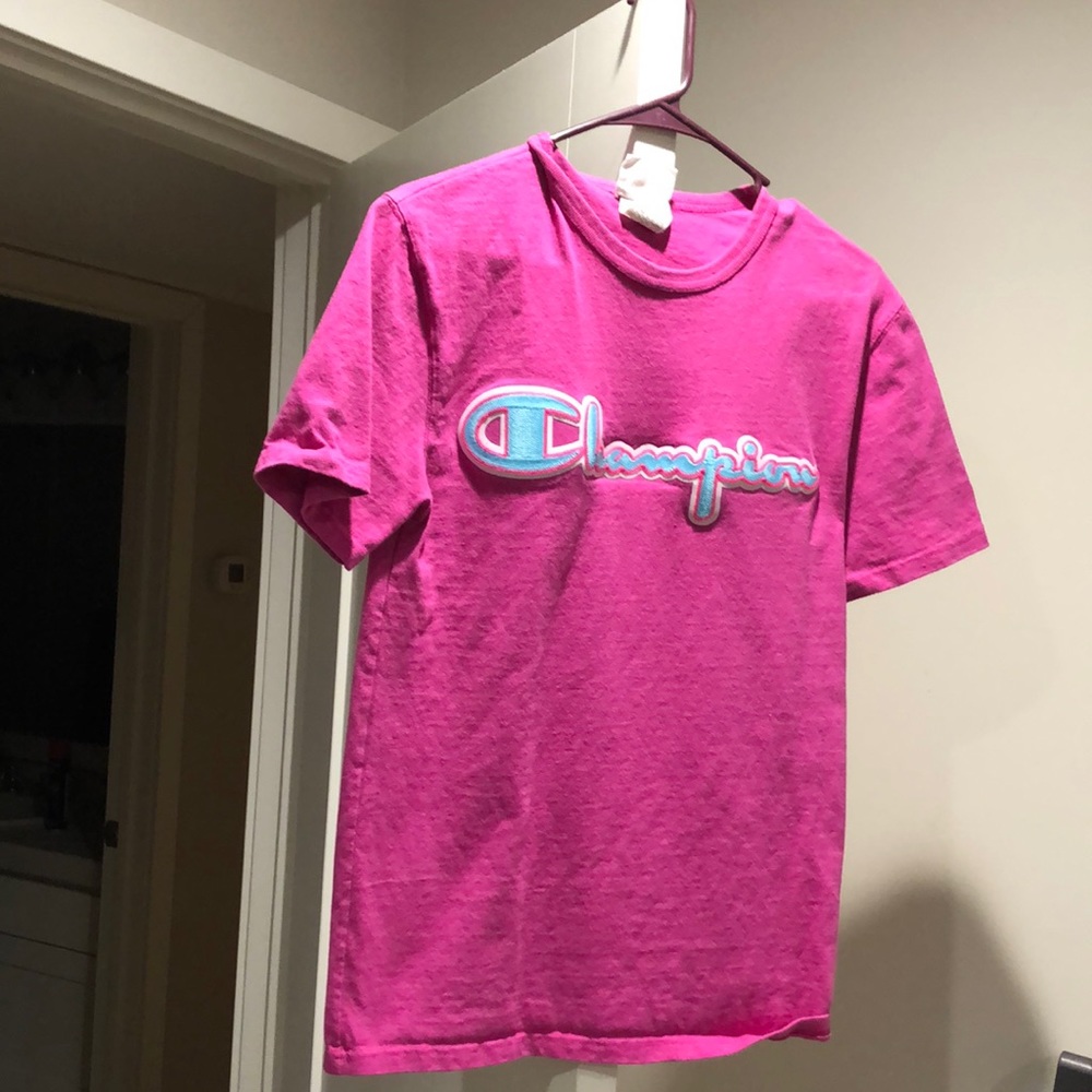 Pink Champion shirt
